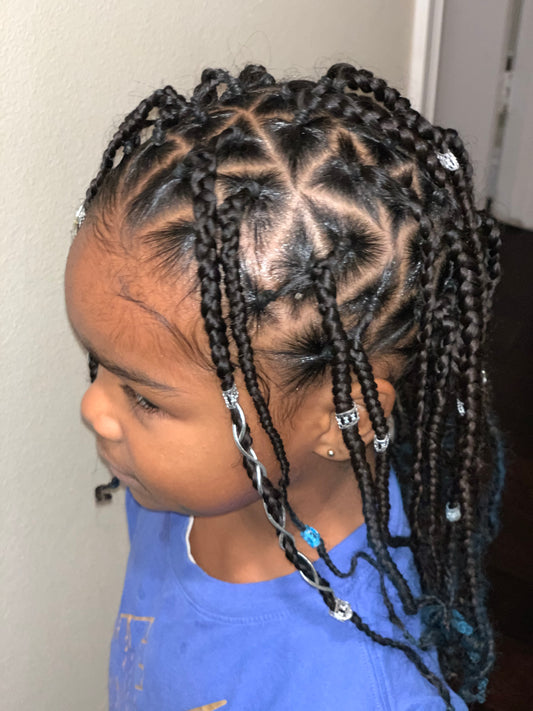 Box Braids ( No hair added)